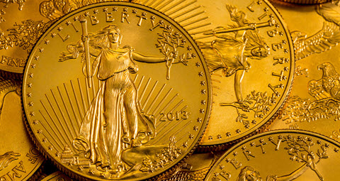 Monedas Double Eagle de oro fino